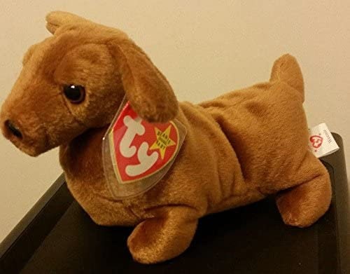 WEENIE The Dachshund Dog Ty Beanie Baby Retired Beanbag Plush - New with Tags