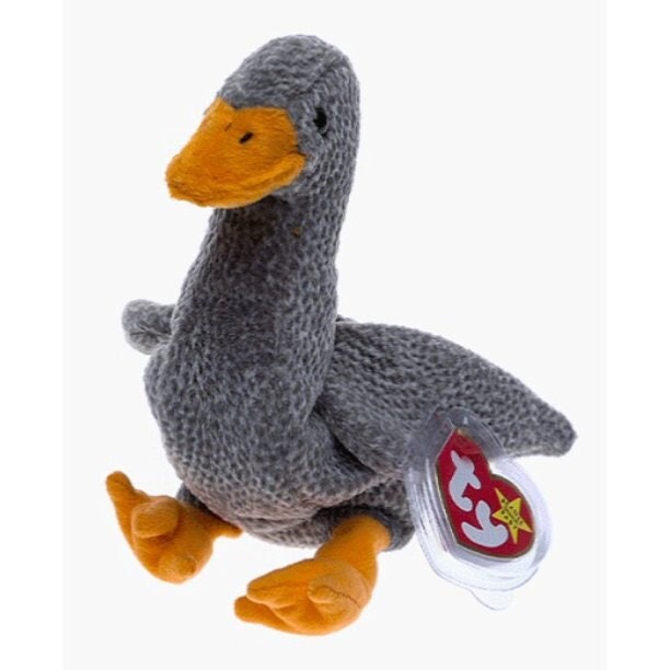 HONKS The Goose Ty Beanie Baby Retired Beanbag Plush - New with Tags