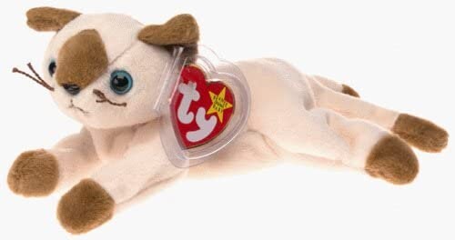 SNIP The Siamese Cat Ty Beanie Baby Retired Beanbag Plush - New with Tags