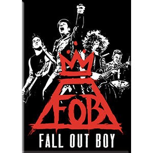 FALL OUT BOY Group Magnet - 2.5x3.5 Inch - Magnet for Refrigerators and Lockers - Rock Band Craft Supply(Fridge Magnet)