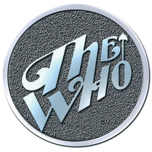 THE WHO Metal Pin Badge - Approx 1 Inch - The Who Arrow Rock Band - Pinback Badge Button Lapel Pin Butterfly Clutch Attachment -Craft Supply