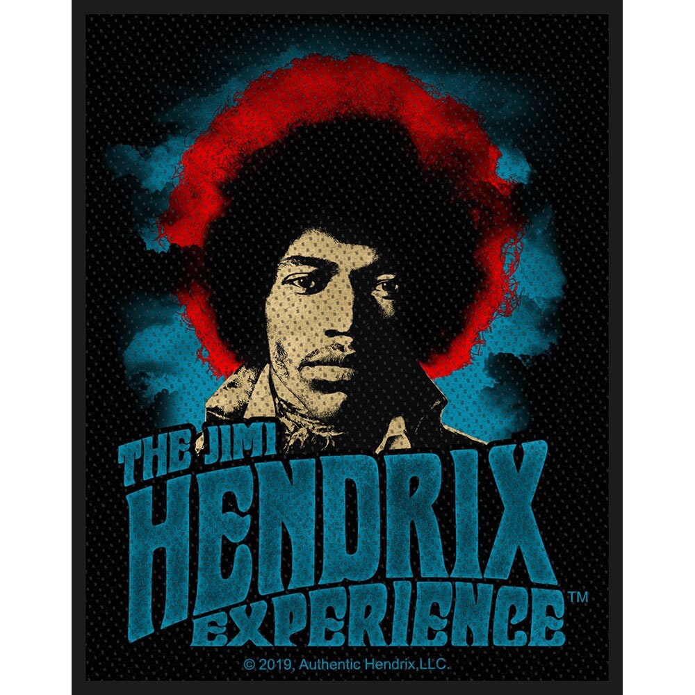 JIMI HENDRIX The Jimi Hendrix Experience Patch - 3x4 Inch - Electric Guitarist Embroidered Patch Applique Craft Supply - Officially Licensed