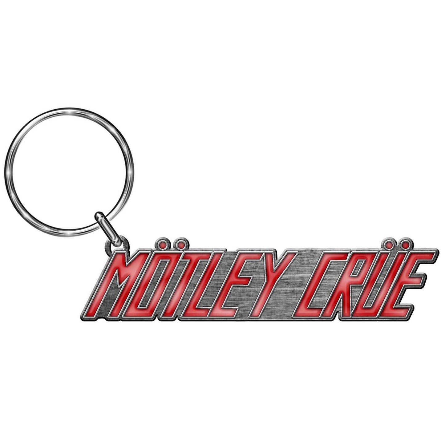 MOTLEY CRUE Metal Keychain - Motley Crue Heavy Metal Band Logo - Rock Band Keyring Keyfob