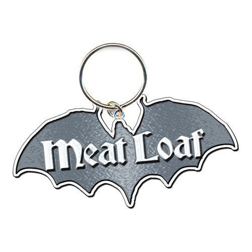 MEAT LOAF Metal Keychain - Meat Loaf Singer Bat Out Of Hell Design - American Rock Band Actor Keyring Keyfob