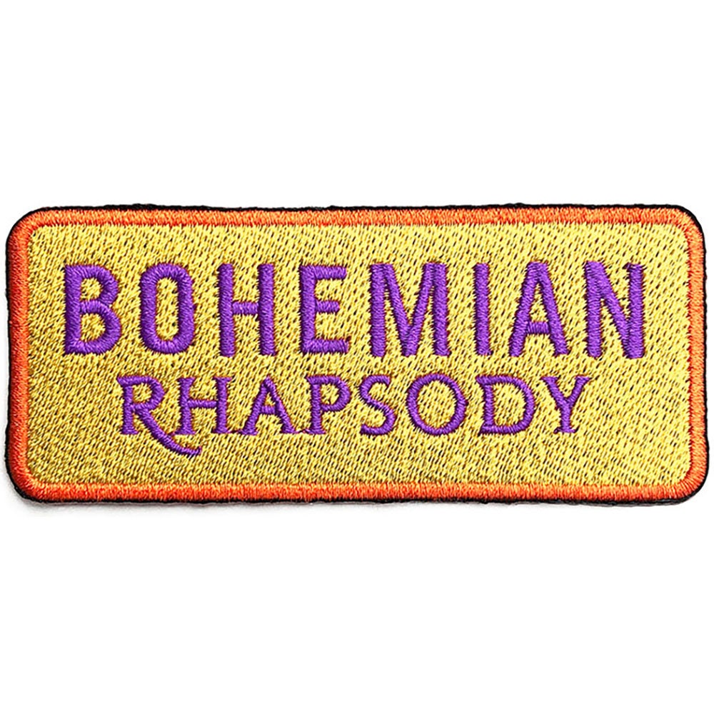 QUEEN Bohemian Rhapsody Patch - Approx 4x2 Inch - Queen British Rock Band Embroidered Patch Applique Craft Supply - Officially Licensed