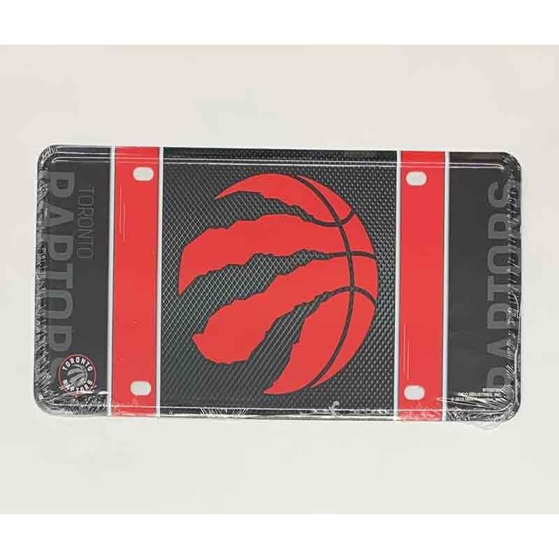 TORONTO RAPTORS Deluxe Metal License Plate Sign Novelty Vanity Craft Supply