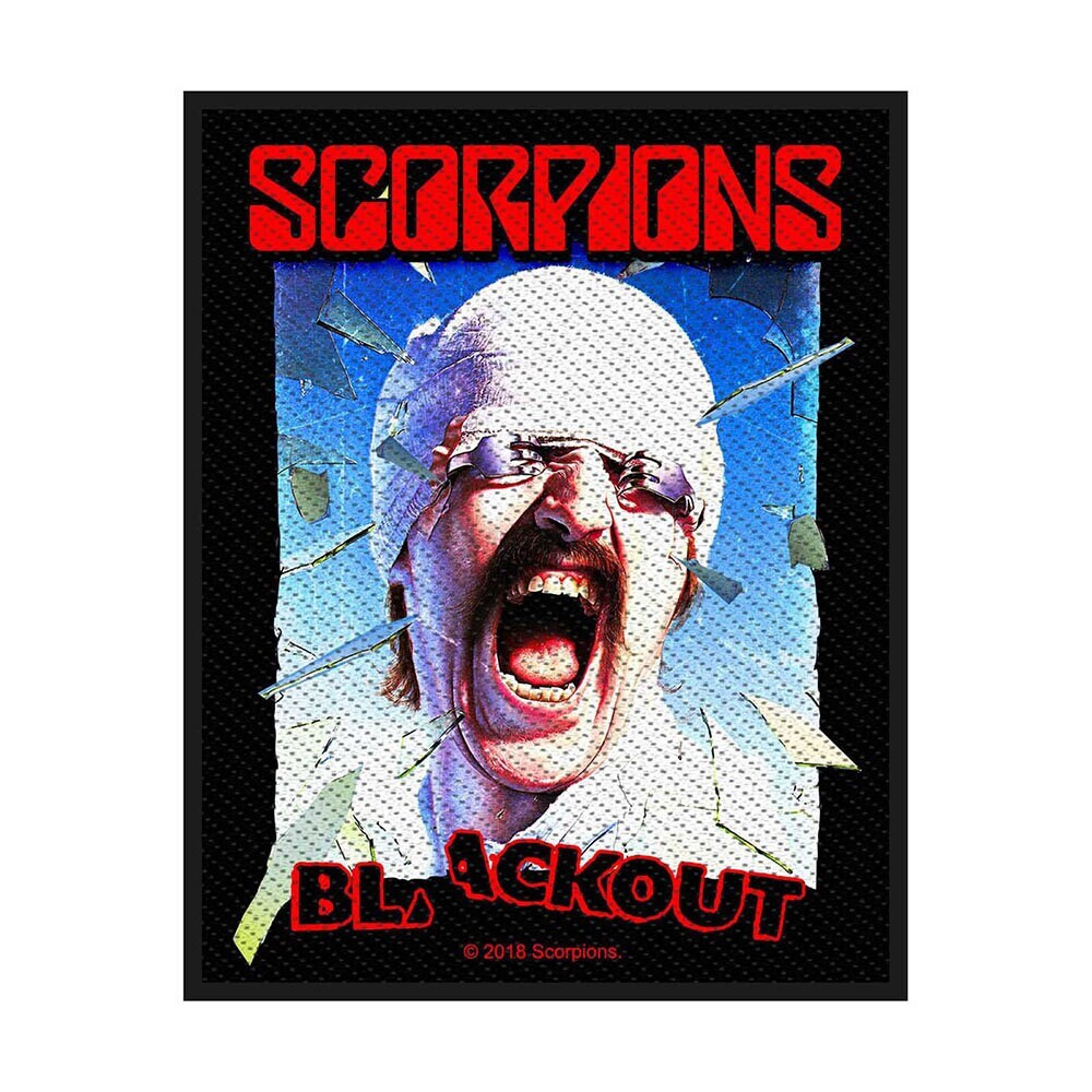 SCORPIONS Blackout Patch - 3x4 Inch - Hard Rock Band Embroidered Patch Applique Craft Supply - Officially Licensed