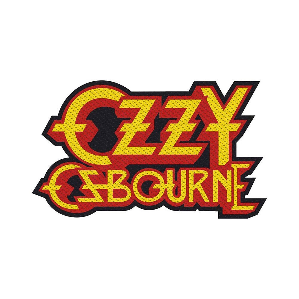 OZZY OSBOURNE Patch - 2x3.5 Inch - Ozzy Osbourne Logo Cut-Out Rock Band Embroidered Patch Applique Craft Supply - Officially Licensed
