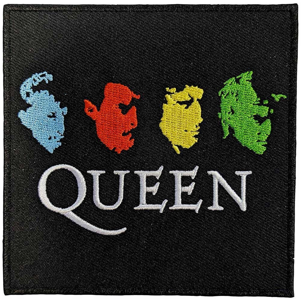 QUEEN 1982 Tour Patch - 4x4 Inch - British Rock Band Queen Hot Space Tour Embroidered Patch Applique Craft Supply - Officially Licensed