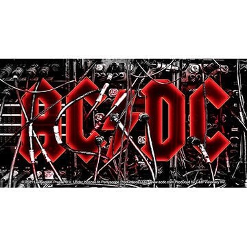 ACDC Wires Sticker Decal - 5.75x3 Inch - Wires Amp Power Up AC/DC Rock Band Vinyl Decal Sticker Craft Supply