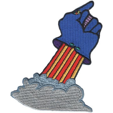 THE BEATLES Hand Rocket Patch - 3.2x3.7 Inch - Beatles Yellow Submarine Legendary Rock Band Embroidered Patch Applique Craft Supply