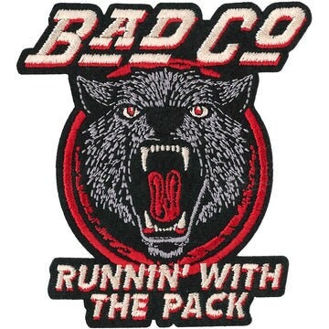 BAD COMPANY Runnin' With The Pack Patch - 3.4x3.7 Inch - Rock Band Studio Album Embroidered Rock Band Patch Applique Craft Supply