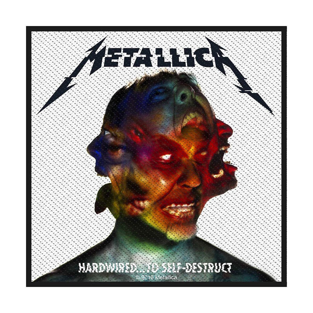 METALLICA Patch - 4x4 Inch - Metallica Hardwired to Self Destruct Album Heavy Metal Band Embroidered Patch Applique - Officially Licensed
