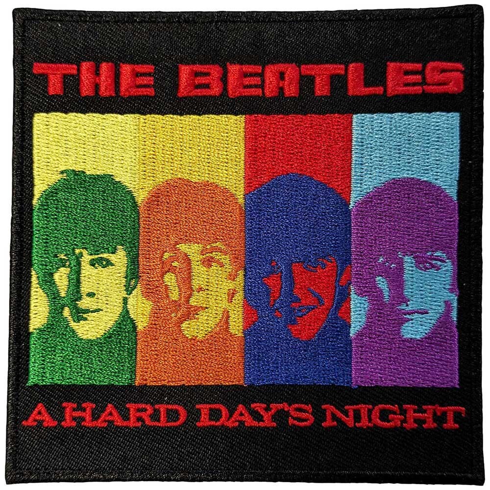 THE BEATLES Patch - 3.25 Inch - Beatles A Hard Day's Night Faces Album Cover Embroidered Patch Applique Craft Supply - Officially Licensed