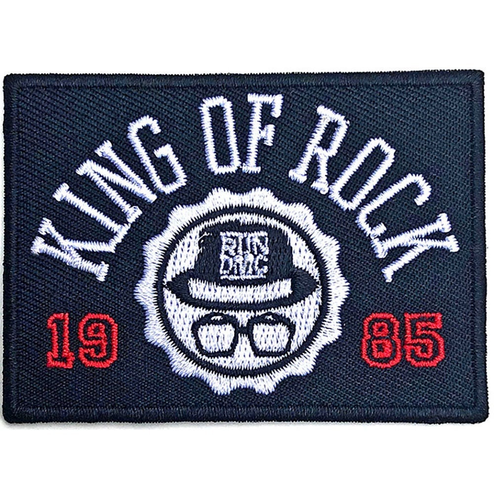 RUN DMC Patch - 2.75x2 Inch - Rap Hip Hop Group Logo King of Rock 1985 Embroidered Patch Applique Craft Supply - Officially Licensed