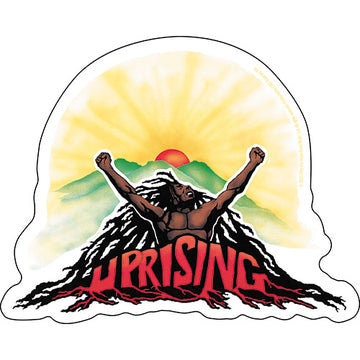 BOB MARLEY Uprising Sticker Decal - 5x4 Inch - Wailers Album Jamaican Reggae Singer Guitarist Vinyl Decal Sticker Craft Supply