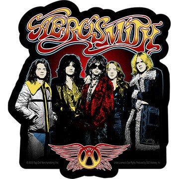 AEROSMITH Band Group Sticker Decal - 4.6x5 Inch - Steven Tyler Aerosmith Album Rock Band Vinyl Decal Sticker Craft Supply