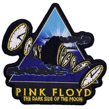 PINK FLOYD Clocks Patch - 3.5x3.5 Inch - Dark Side of the Moon Pink Floyd Album Embroidered Rock Band Patch Applique Craft Supply