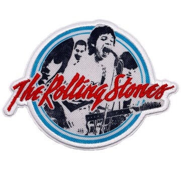 THE ROLLING STONES Patch - 3.75x3 Inch - Rock Band Rolling Stones Concert Poster Embroidered Rock Band Patch Applique Craft Supply