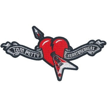 TOM PETTY Patch - 4.2x2.2 Inch - Tom Petty and the Heartbreakers Rock Band Modern Logo Embroidered Patch Applique Craft Supply