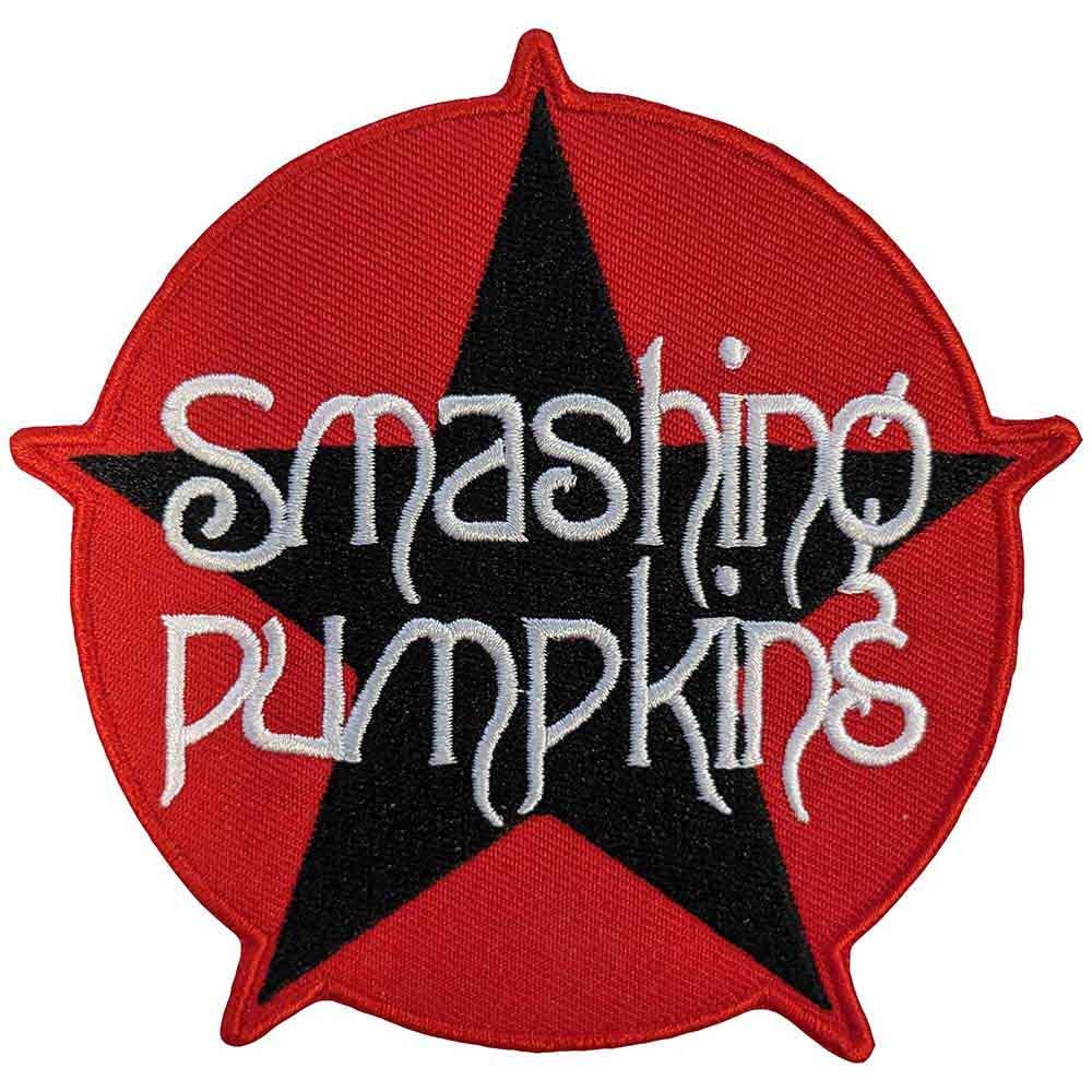 THE SMASHING PUMPKINS Patch - 3.5 Inch - Star Logo Smashing Pumpkins Rock Band Embroidered Patch Applique Craft Supply - Officially Licensed