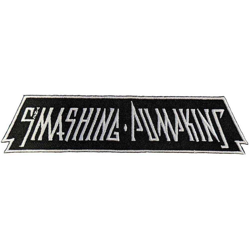 THE SMASHING PUMPKINS Patch - 5.25x1.25 Inch - Script Logo Woven Rock Band Embroidered Patch Applique Craft Supply - Officially Licensed