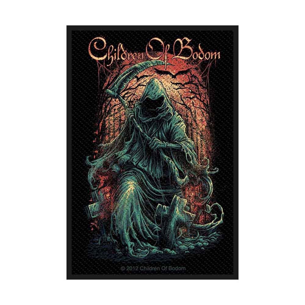 CHILDREN OF BODOM Reaper Patch - 4x3 Inch - Children Of Bodom Embroidered Patch Applique Craft Supply - Officially Licensed