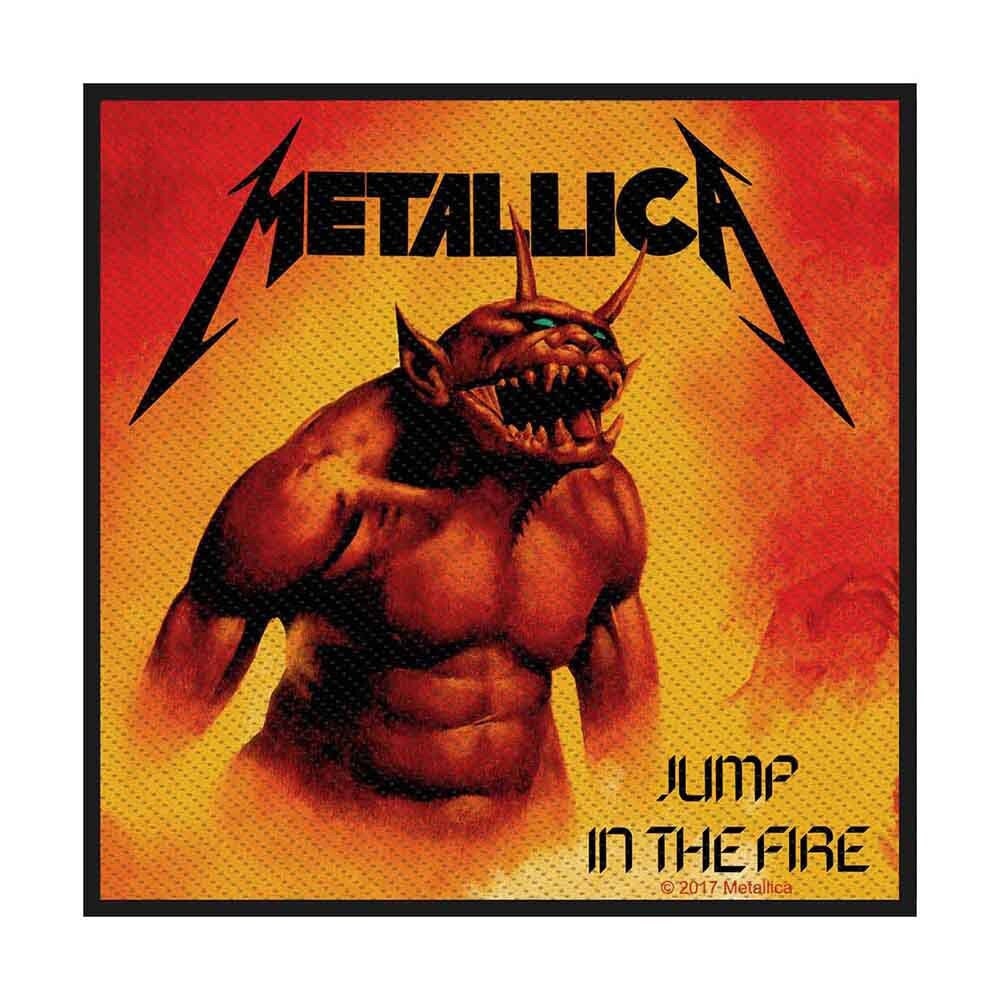 METALLICA Patch - 4x4 Inch - Metallica Jump in the Fire Album Heavy Metal Band Embroidered Patch Applique - Officially Licensed