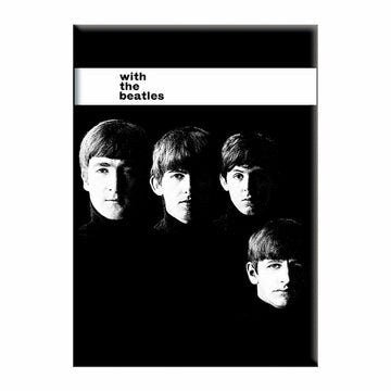 THE BEATLES Magnet - 2.5x3.5 Inch - Lennon McCartney With The Beatles Magnet for Refrigerators and Lockers - Rock Band Craft Supply