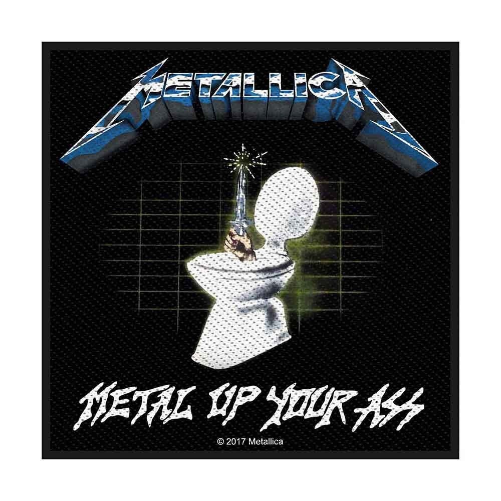 METALLICA Patch - 4x4 Inch - Metallica Metal Up Your Ass Album Heavy Metal Band Embroidered Patch Applique - Officially Licensed