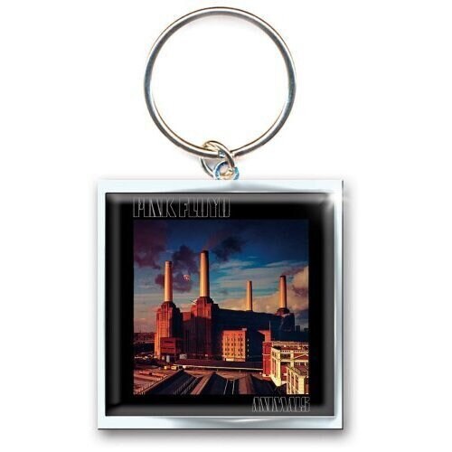 PINK FLOYD Metal Keychain - Animals Album Cover Pink Floyd Rock Band Album Metal Die-Cast - Rock Band Keyring Keyfob Keychain