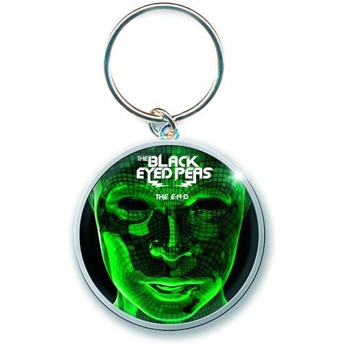 BLACK EYED PEAS Metal Keychain - American Hip Hop Dance Pop The End Album Metal Die-Cast - Rock Band Keyring Keyfob Keychain
