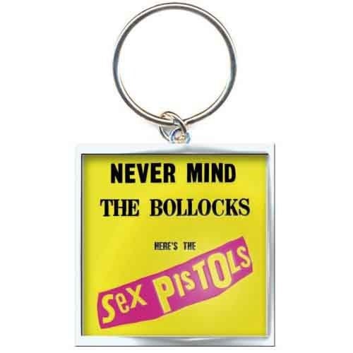 SEX PISTOLS Metal Keychain - Never mind the Bollocks Sex Pistols Band Logo Metal Die-Cast - Rock Band Keyring Keyfob Keychain