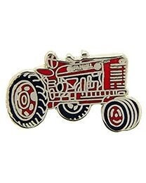 Farmall Tractor Lapel Pin - McCormick Farmall International Tractor - Enamel Pin for Backpack Tie Shirt Trading Button Pinback Craft Supply