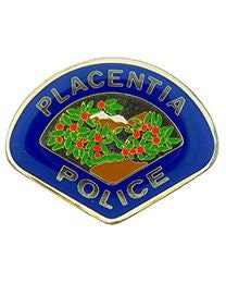 Placentia Police Lapel Pin - Placentia California Police Department - Enamel Pin Backpack Tie Shirt Trading Button Pinback Craft Supply