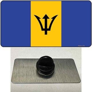 Barbados Flag Lapel Pin - Bajan Country National Flag Metal Hat Pin Backpack Tie Shirt Button Pinback Craft Supply
