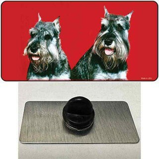 Schnauzer Dog Lapel Pin - Pet Lover Dog Breed Schnauzer Metal Hat Pin Backpack Tie Shirt Button Pinback Craft Supply