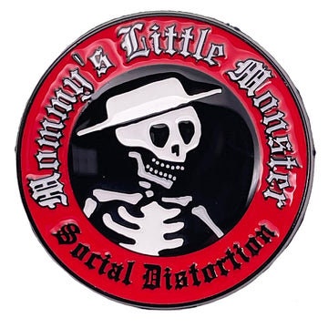 SOCIAL DISTORTION Logo Lapel Pin - 1.1 Inch - Social Distortion Mommy's Little Monster Punk Rock Band Lapel Pin Craft Supply