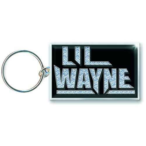 LIL WAYNE Metal Keychain - Multi Platinum MC New Orleans Rapper Metal Die-Cast - Keyring Keyfob Keychain
