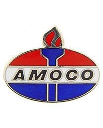 Amoco Logo Lapel Pin - Amoco Oil Gas Station Gasoline Company - Enamel Pin for Backpack Tie Shirt Trading Button Pinback Craft Supply
