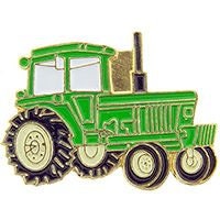 Green Tractor Lapel Pin - Farming Tractor - Enamel Pin for Backpack Tie Shirt Trading Button Pinback Craft Supply