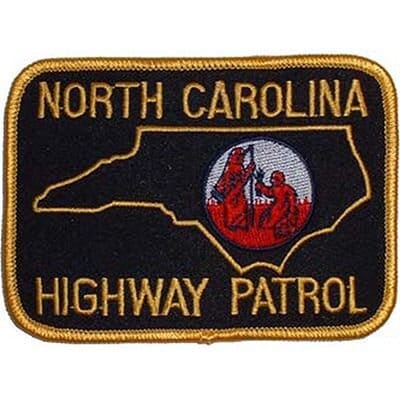 NORTH CAROLINA Highway Patrol Embroidered Patch - NC State Highway Patrol State Police Trooper Highway Patrol - Patch Applique Craft Supply