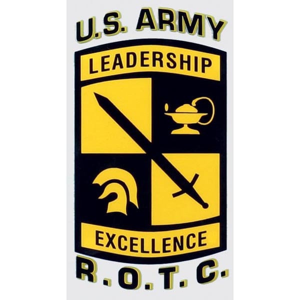 U.S. ARMY R.O.T.C. Clear Decal Sticker - United States Army ROTC Leadership Excellence Clear Decal For Car Truck Window Vehicle Military