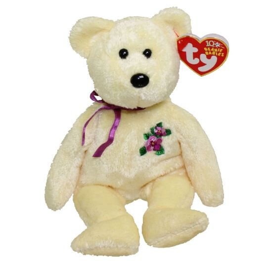 MOTHER the Bear (Mother's Day) Ty Beanie Baby Retired Beanbag Plush - New with Tags Vintage 1990s