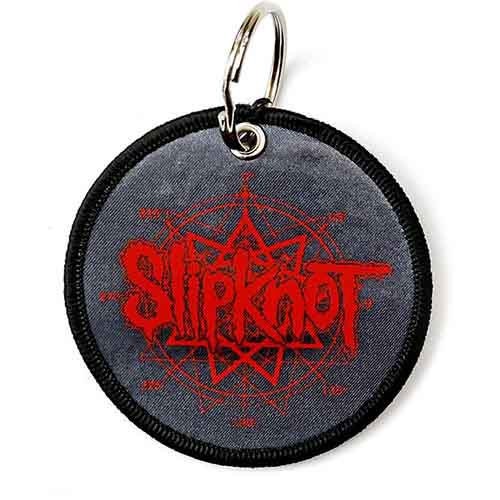 SLIPKNOT Nonogram Logo Patch Keychain - 2.75 Inch - Slipknot Heavy Metal Band Embroidered Keychain Keyfob Craft Supply - Officially Licensed