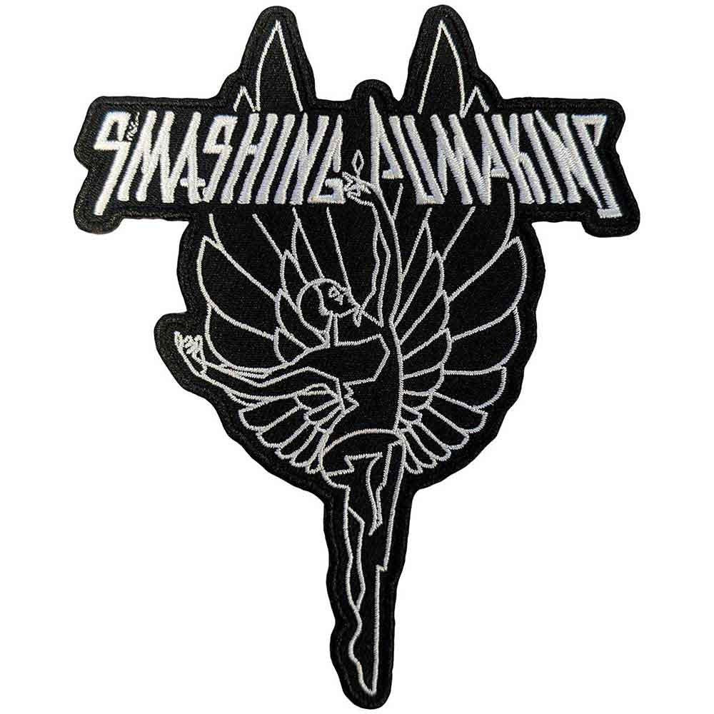 SMASHING PUMPKINS Patch - 5x3.75 Inch - Shiny Angel Rock Band Album Cover Embroidered Patch Applique Craft Supply - Officially Licensed