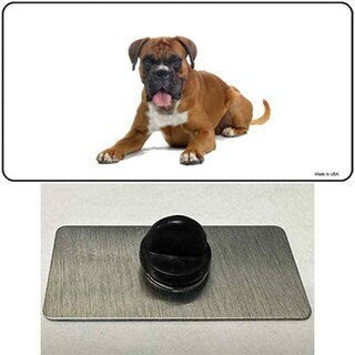 Boxer Dog Lapel Pin - Pet Lover Dog Breed Boxer Metal Hat Pin Backpack Tie Shirt Button Pinback Craft Supply