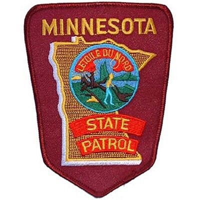 MINNESOTA STATE PATROL Embroidered Patch - Minnesota State Police Trooper Highway Patrol - Patch Applique Craft Supply