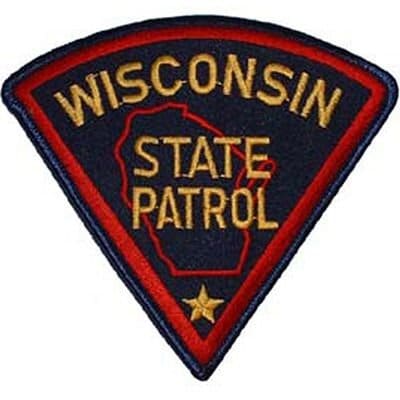WISCONSIN STATE PATROL Embroidered Patch - Wisconsin State Police Trooper Highway Patrol - Patch Applique Craft Supply