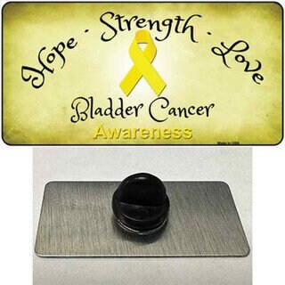 Bladder Cancer Ribbon Awareness Lapel Pin - Hope Strength Love Metal Hat Pin Backpack Tie Shirt Button Pinback Craft Supply